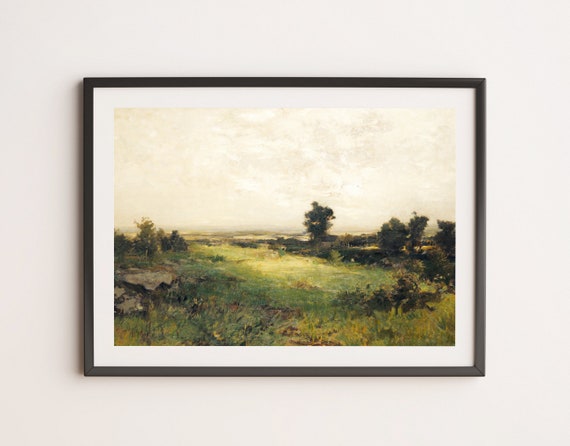 Vintage Landscape Oil Painting - Lord and Taylor