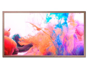 Abstract Samsung Frame TV Art: Colorful Ink Photo (Digital Download)