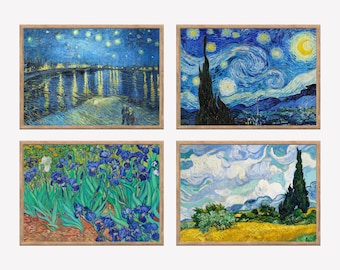 Van Gogh Art Prints: Vintage Gallery Wall Art (Digital Download)