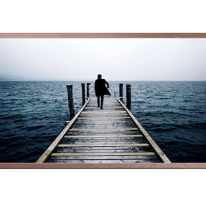 Samsung Frame TV Art: Garda Italy Pier View (Download digitale)