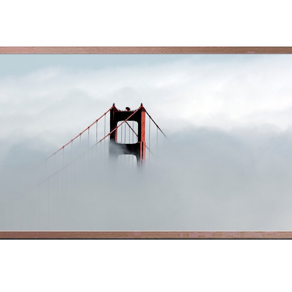 Samsung Frame TV Art, Golden Gate Bridge, San Francisco, Samsung Tv Art, Digital Download for Samsung Frame, Instant Download