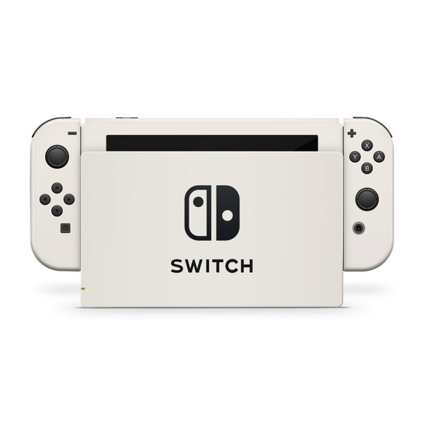 Lichtbeige Nintendo Switch-skin