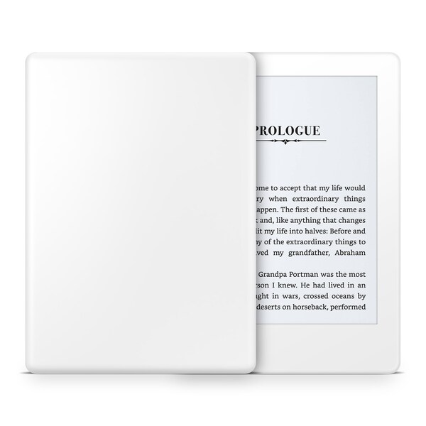 White Amazon Kindle Skin