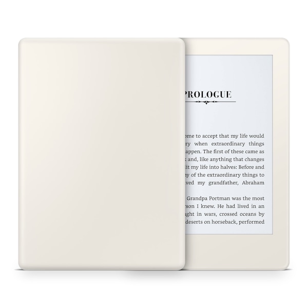 Light Beige Amazon Kindle Skin