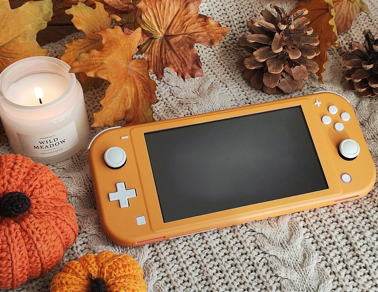 Retro Orange Nintendo Switch Skin