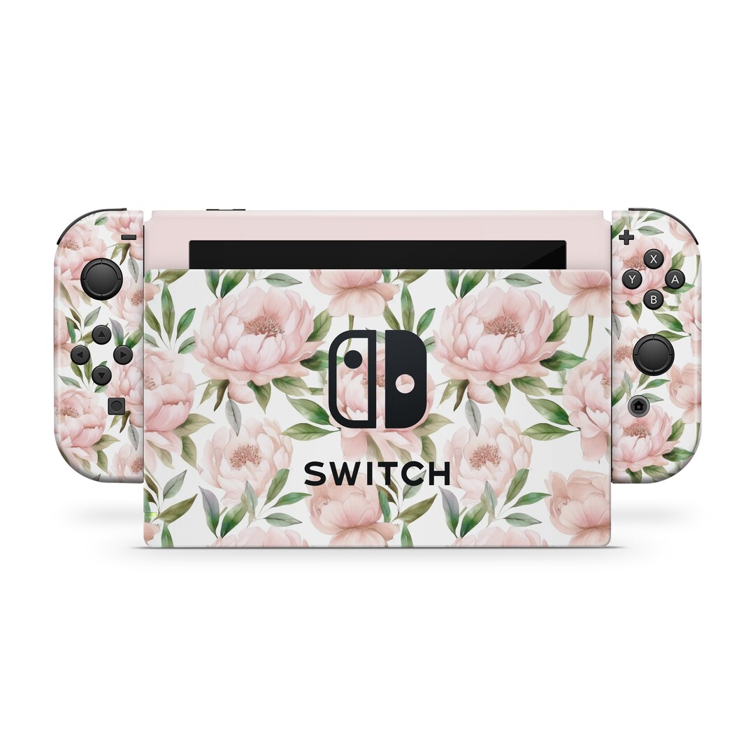 Delicate Peonies Nintendo Switch Skin Etsy