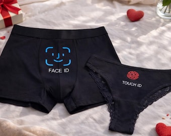 Divertenti mutande con Face ID e Touch ID: un regalo impertinente per fidanzato e marito