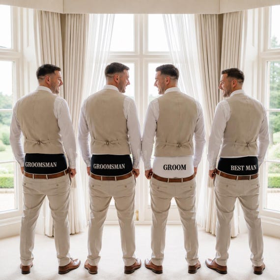Personalised Groom Boxers: Funny Wedding Underwear, Groomsmen Gift