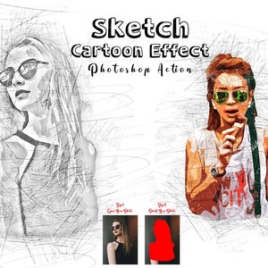 Cartoon Photoshop Action Bundle , Cartoon Effect Adobe, Photoshop CC image 7