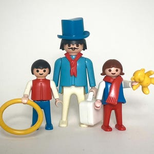 Playmobil Custom Viktorianisch Inspiriert Vater und Kinder VINTAGE