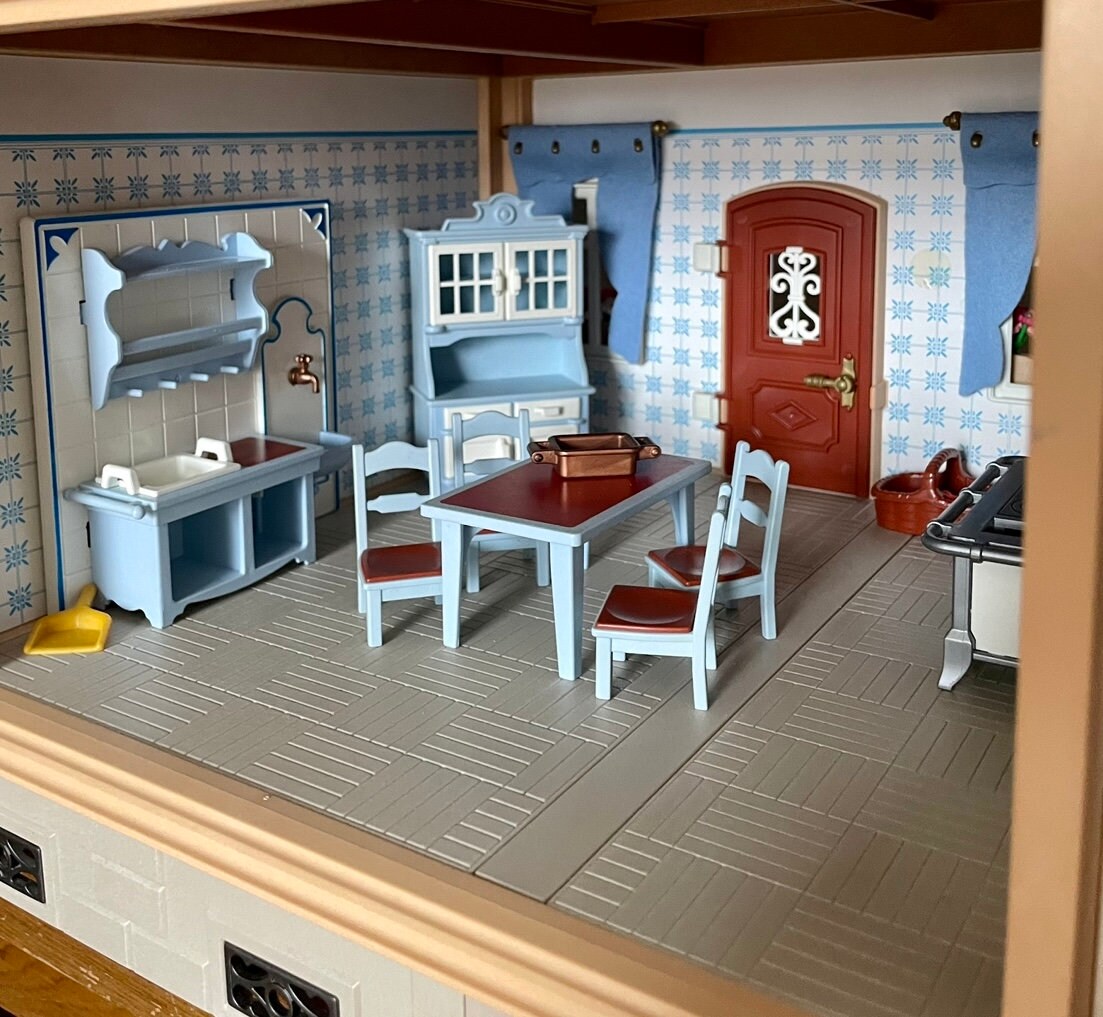 Playmobil Victorian Mansion Kitchen Set, Vintage - Etsy