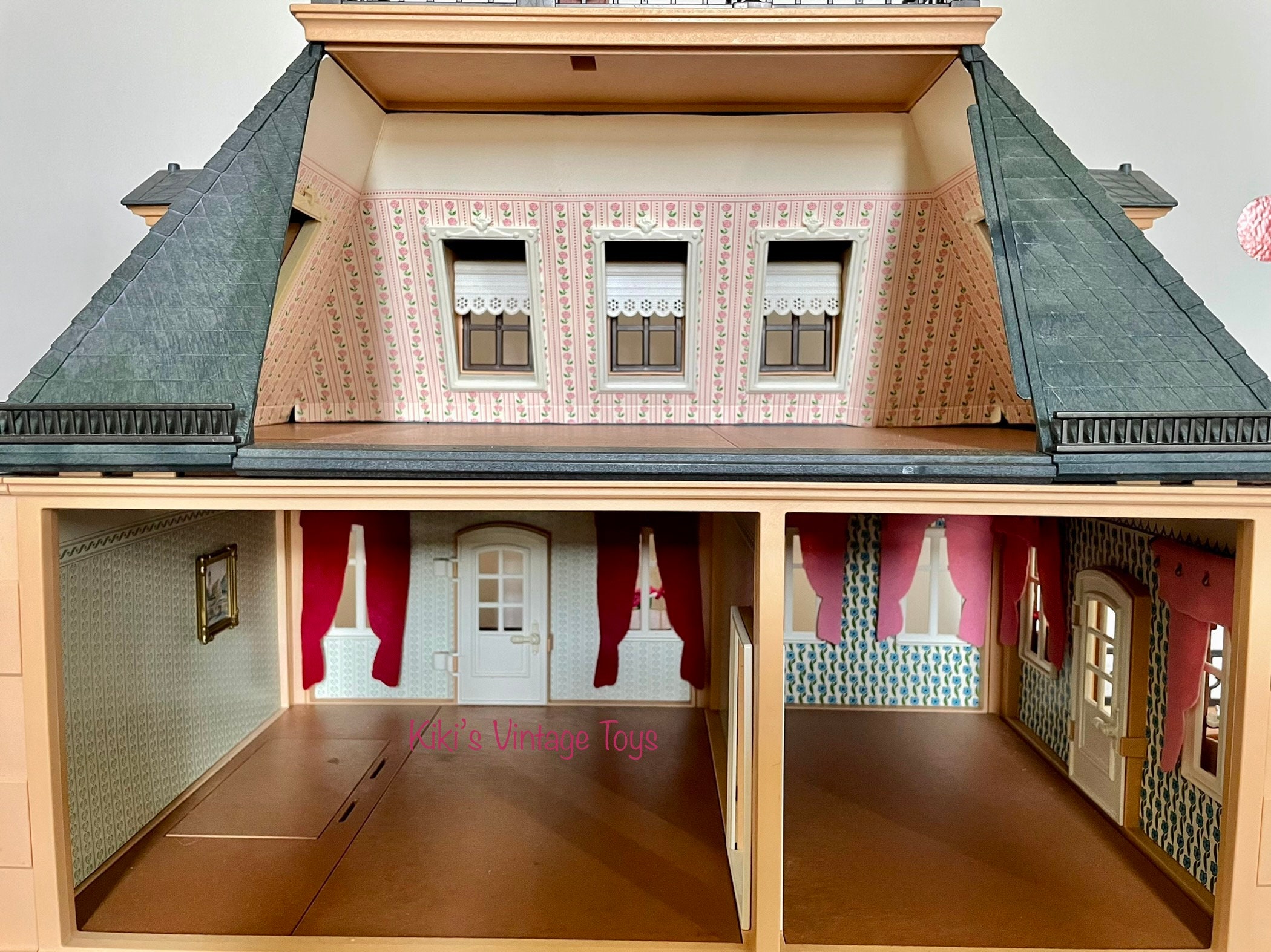 Beautiful Vintage Dollhouse, Playmobil Victorian Mansion 5300 