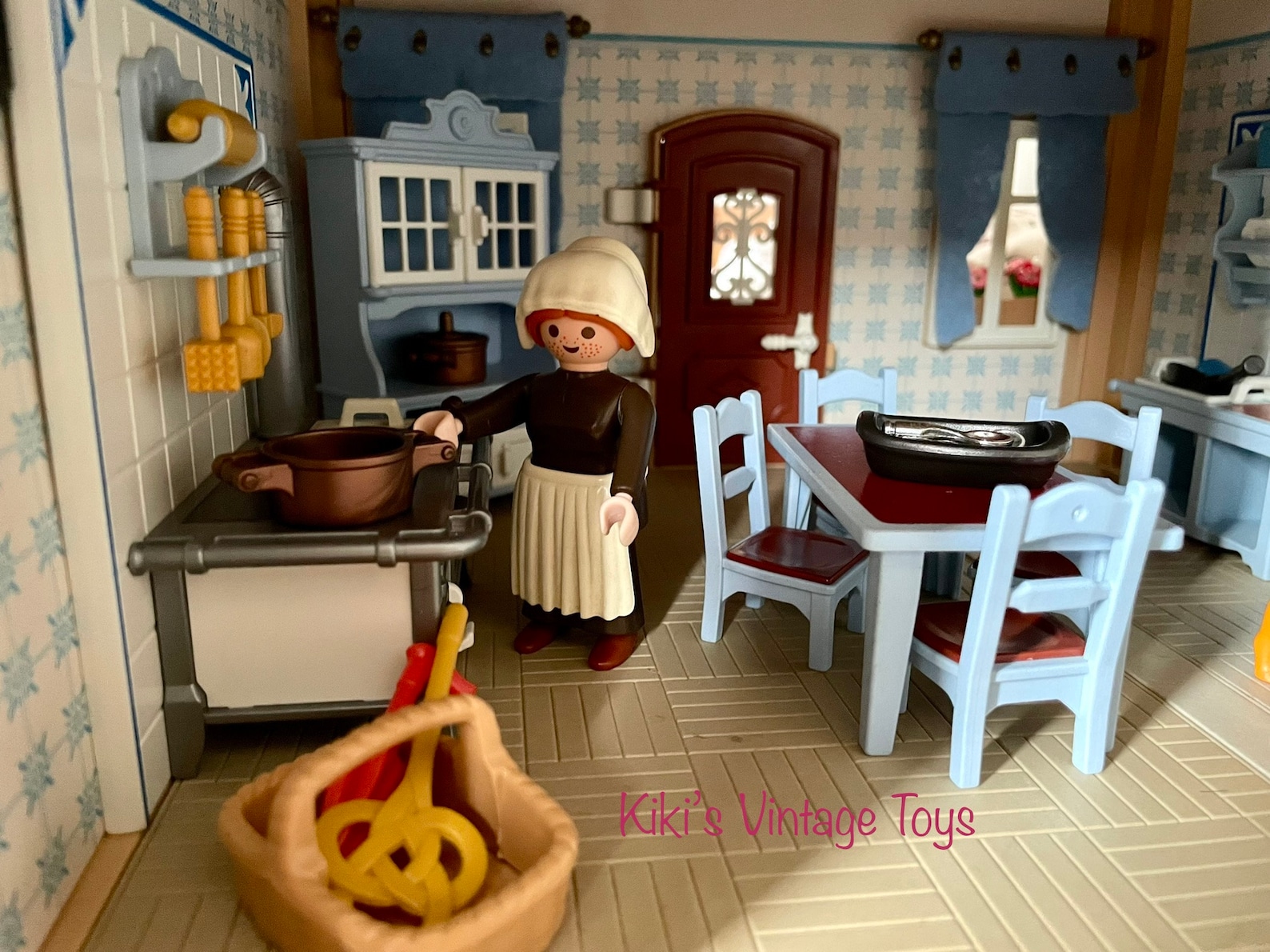 Playmobil Victorian Mansion Kitchen Set Vintage Etsy