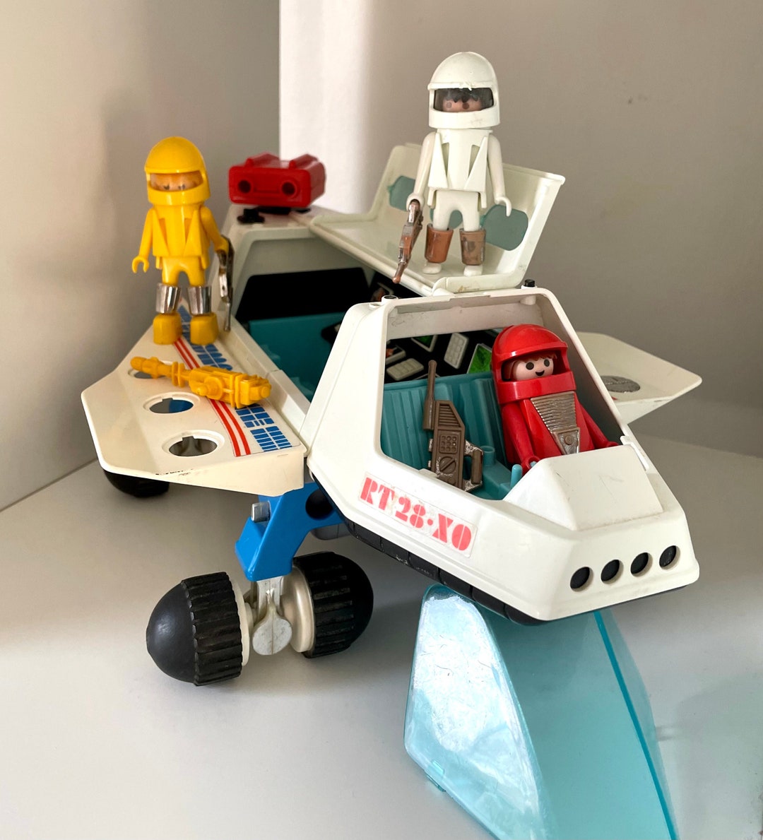 PLAYMOBIL VINTAGE ESPACE playmospace station spatiale cosmonautes 1980