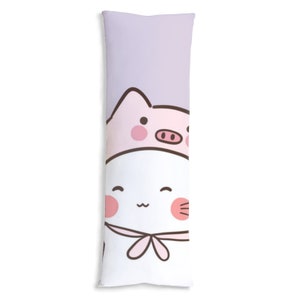 Cute long pillow girl heart princess room pillow