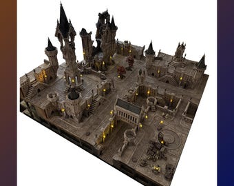 Stormcrow – Modular Gaming Board Set XXL (unpainted) | 28mm/32mm | Trench Crusade Mordheim Frostgrave DnD D&D | Tabletop Fantasy Terrain