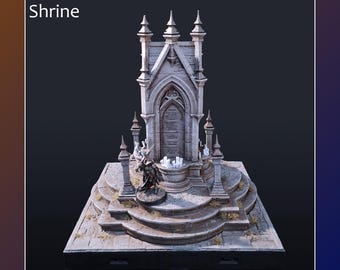 Stormcrow – Shrine | 28mm/32mm | Mordheim Frostgrave DnD D&D Trench Crusade | Tabletop Fantasy Wargaming Terrain Building