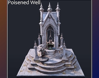 Stormcrow – Poisoned Well | 28mm/32mm | Mordheim Frostgrave DnD D&D Trench Crusade | Tabletop Fantasy Wargaming Terrain Building