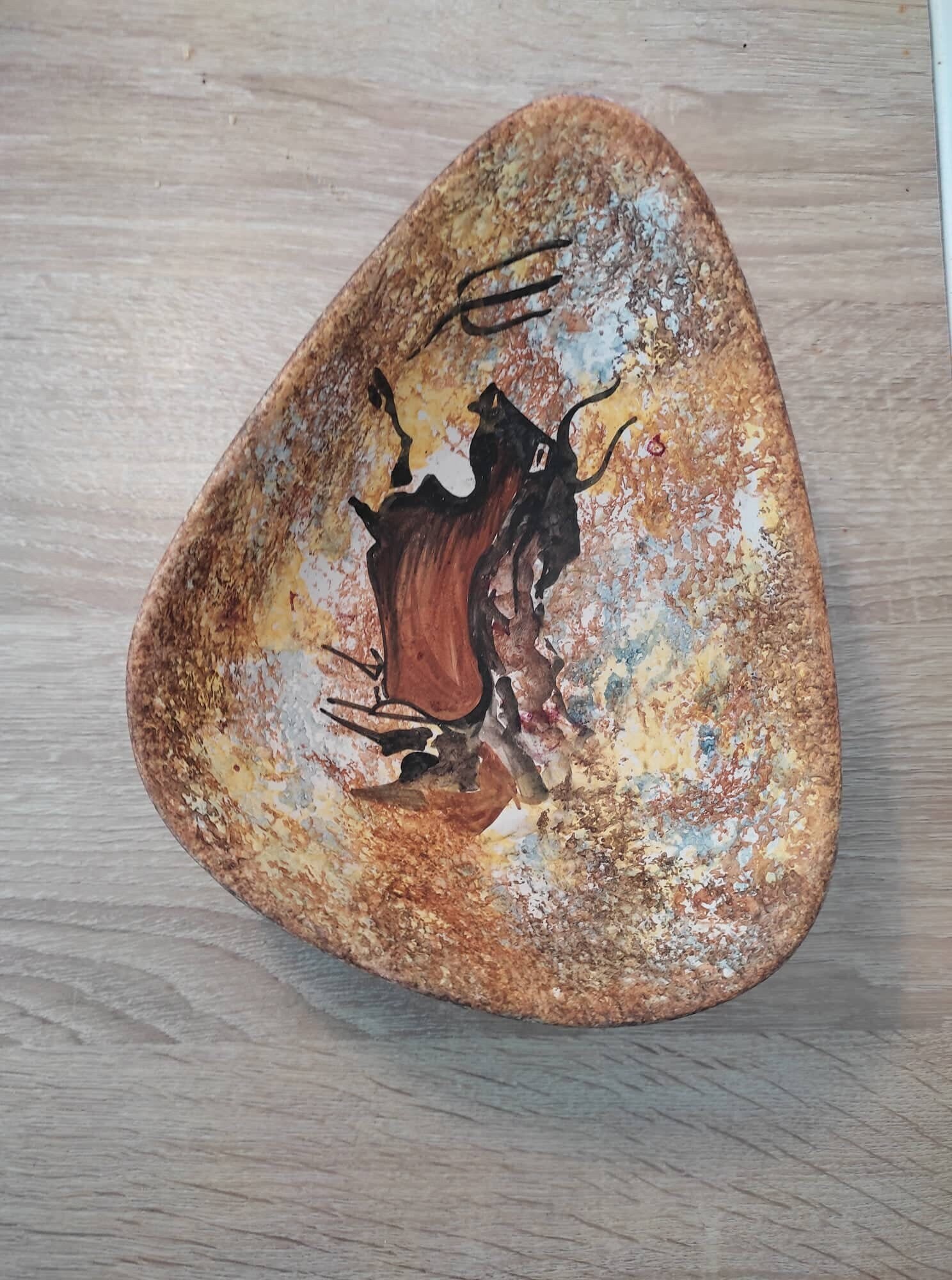 Vintage Français Cerabel Sarlat Peintures Rupestres' Bol.