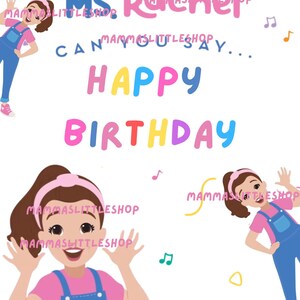 Ms Rachel kannst du alles Gute zum Geburtstag sagen