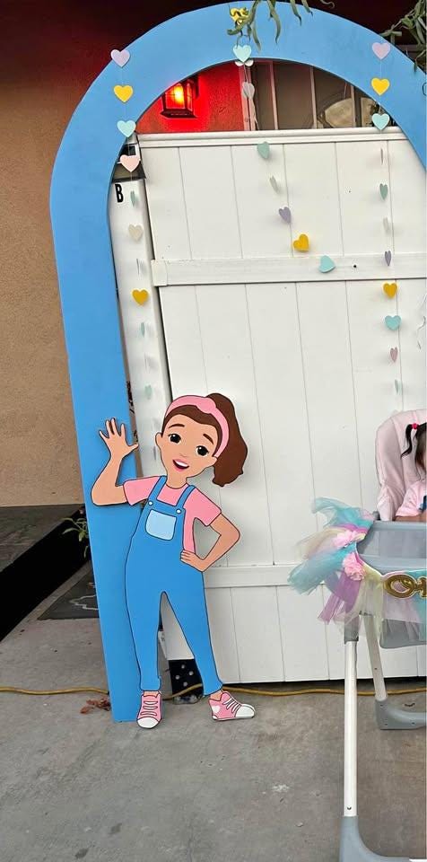 Ms Rachel Birthday Center Piece - Etsy