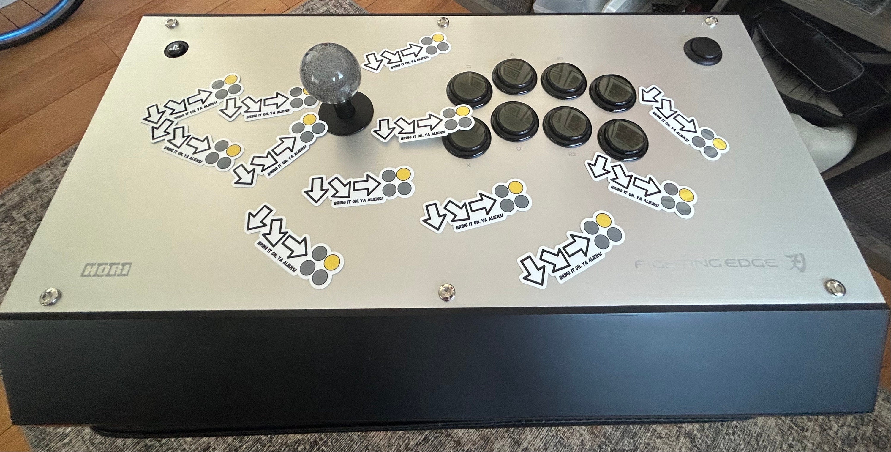 Tekken Paul Phoenix Deathfist Input Sticker, Vinyl Gloss Sticker for