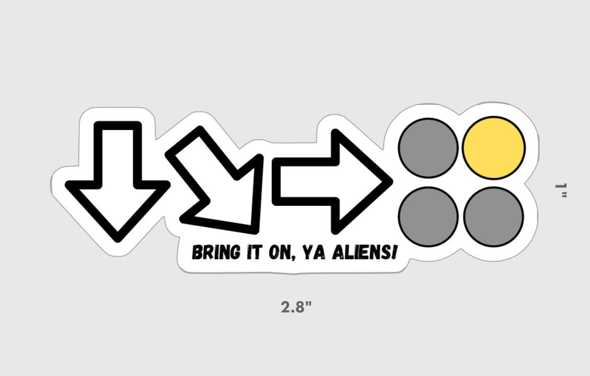 Tekken Paul Phoenix Deathfist Input Sticker, Vinyl Gloss Sticker for