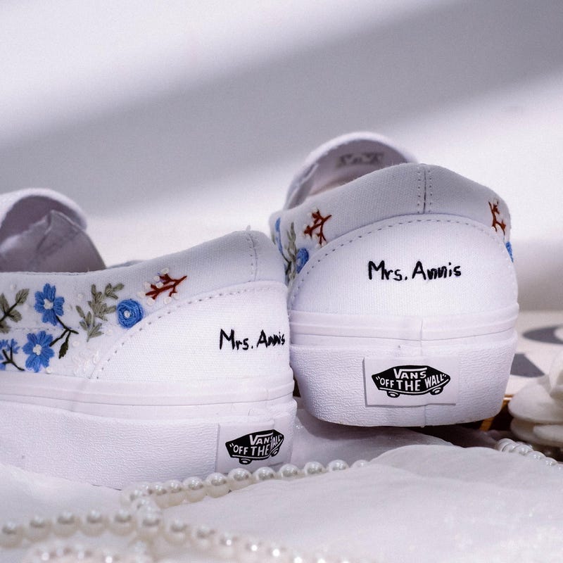 Wedding Vans - Etsy