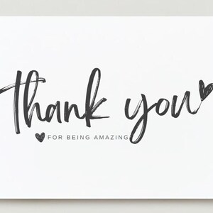 Merci d'avoir été incroyable, carte de remerciement numérique, réfléchie, carte pour maman, papa, soeur, frère, ami, grand-mère, grand-père et tout le monde