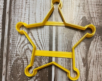 3D Printed Sheriffs Badge Cookie Cutter