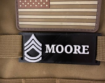 3D Printed Molle Nameplate