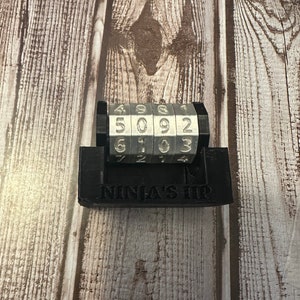 3D Printed RPG Life Counter With Base (4 Digits)(V1)
