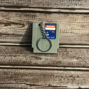 3D-geprinte NES SD-kaarthouder sleutelhanger