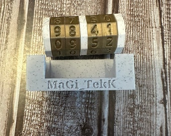 3D Printed RPG Life Counter With Base (2+2 Digits)(V1)
