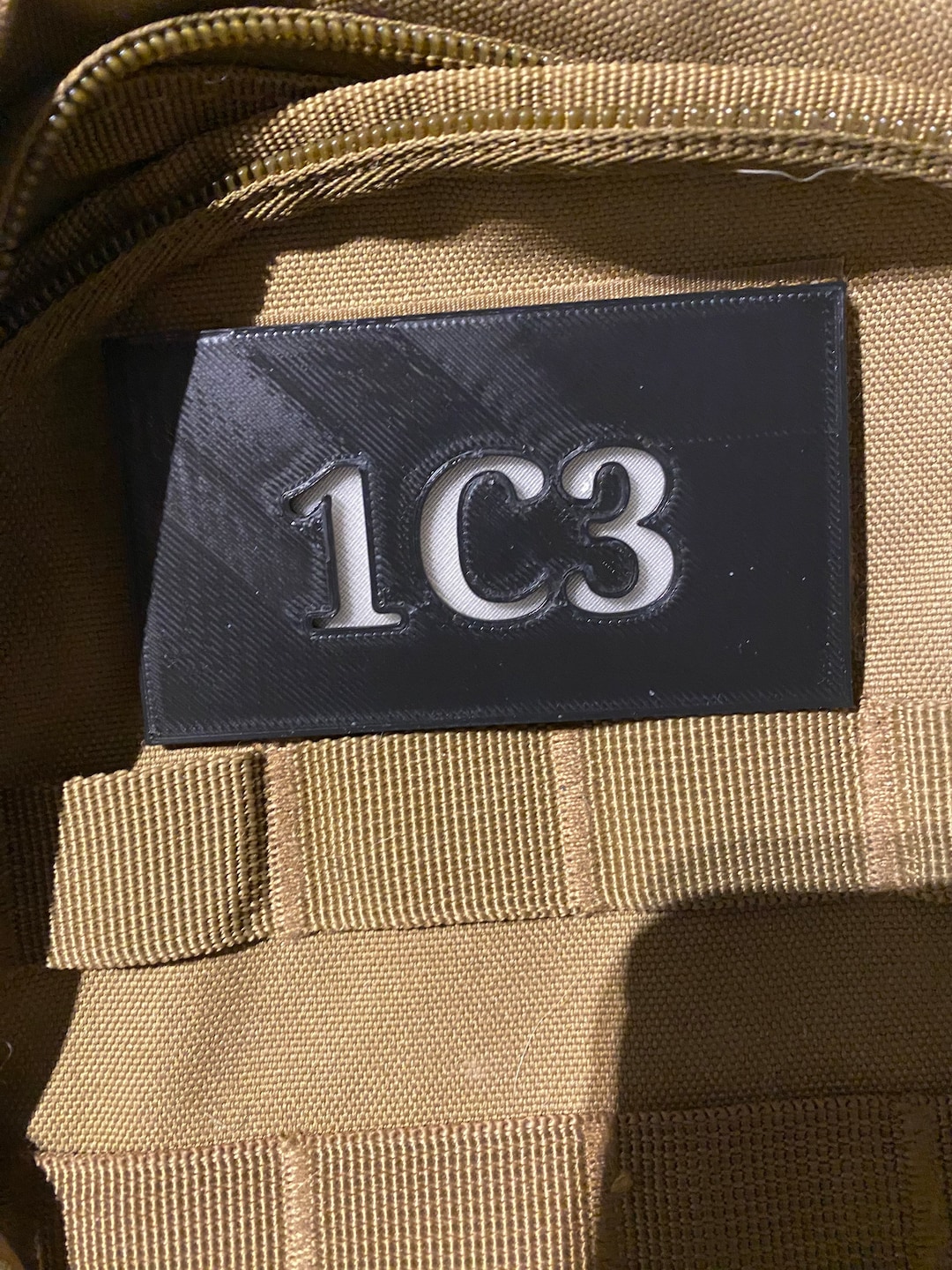 3D Printed Velcro ID Patch solid Colors Etsy