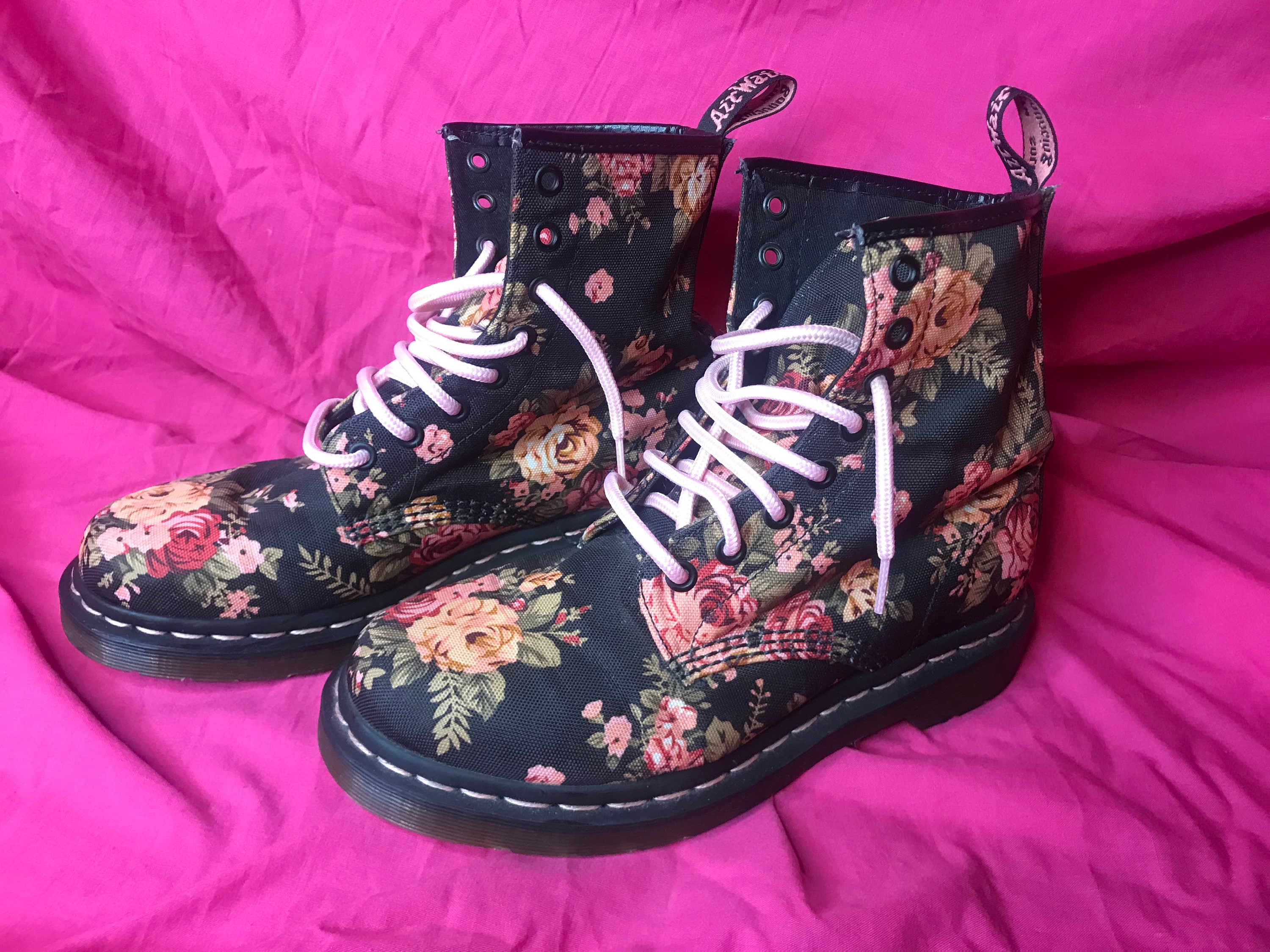 Floral Doc Martens Etsy UK