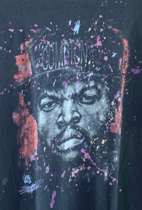 Ice cube large black graphic vintage tshirt