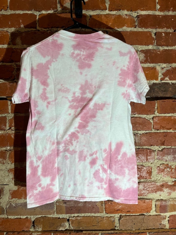 Nirvana small pink tie dye graphic vintage preown… - image 3