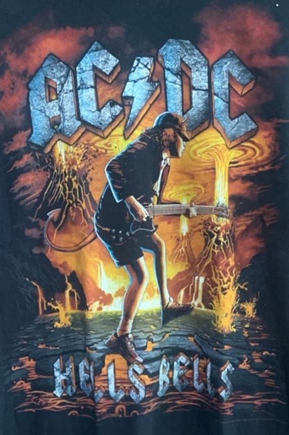AC/DC medium black graphic vintage tshirt