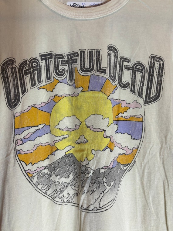 Grateful Dead xsmall white graphic vintage preown… - image 1