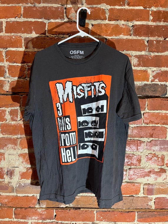 misfits 2xlarge grey graphic vintage preowned tsh… - image 2