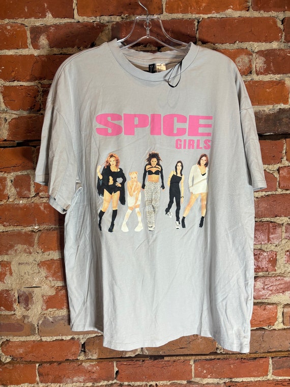 spice girls small white graphic vintage preowned … - image 2