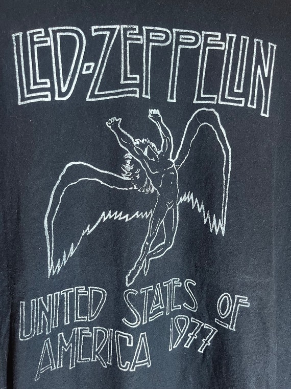 Led Zeppelin 2xlarge black graphic vintage preowne