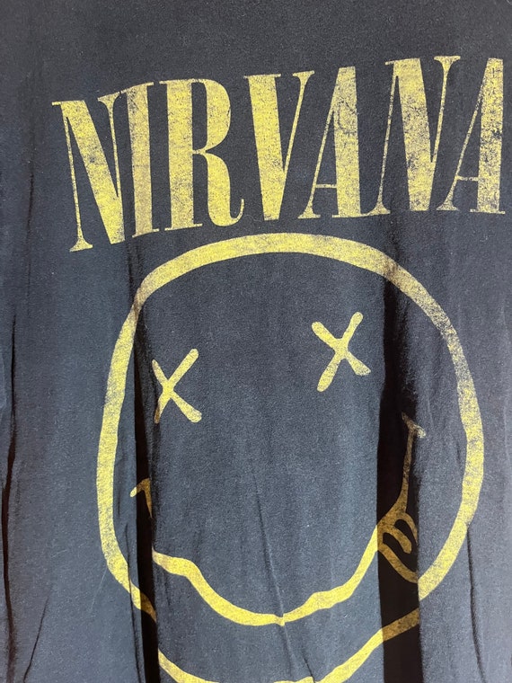 Nirvana medium black graphic vintage preowned tsh… - image 1