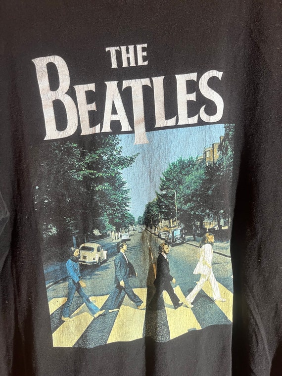 The Beatles xlarge black graphic vintage preowned 