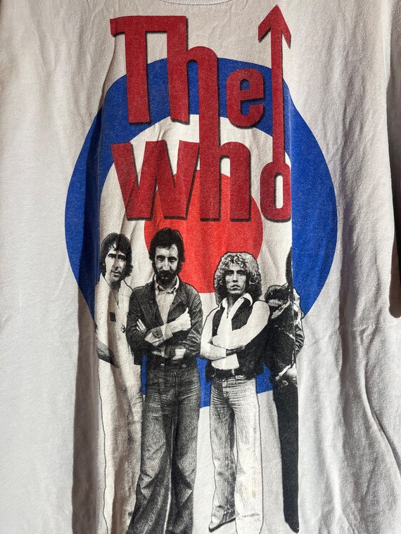 the who xlarge off white graphic vintage preowned 