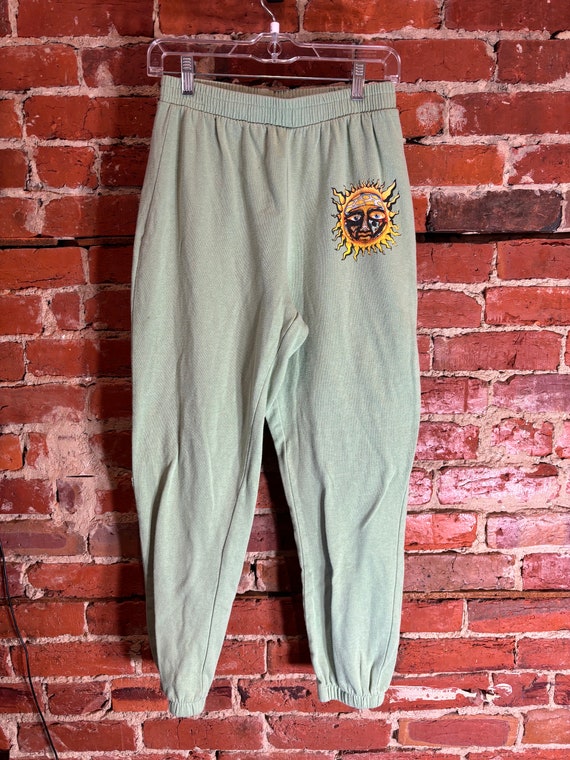 sublime medium green graphic preowned sweatpants - image 2