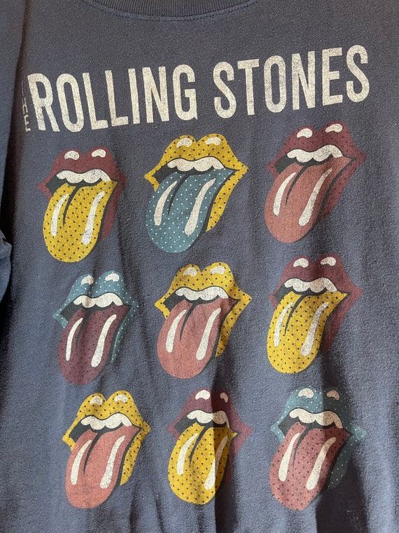 Rolling Stones medium blue graphic vintage sweatsh