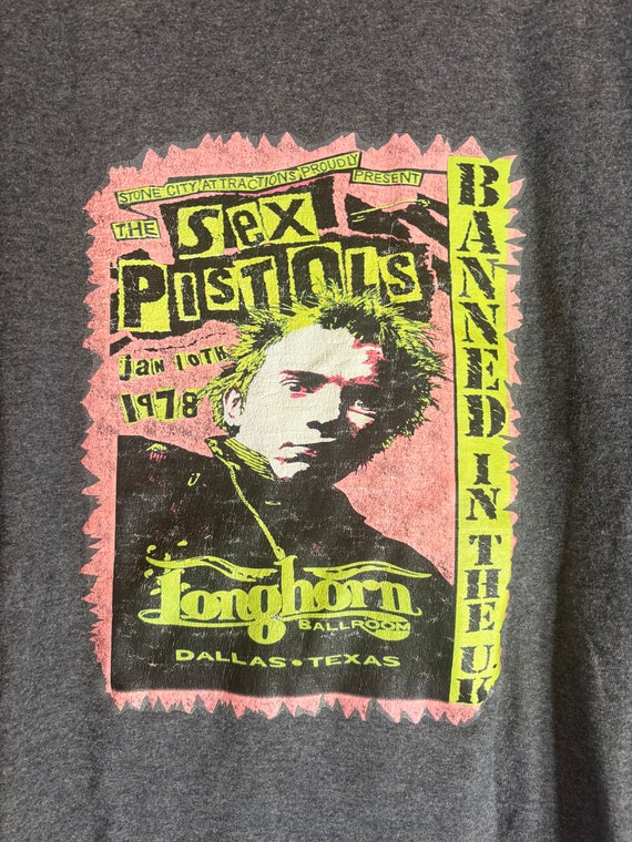 Sex Pistols medium grey graphic vintage preowned t