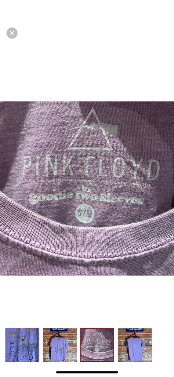 Pink Floyd medium purple graphic vintage preowned… - image 3